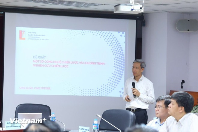 Giáo sư, Tiến sỹ Lê Anh Tuấn - Chủ tịch Hội đồng Đại học Bách khoa Hà Nội. Ảnh: PV/Vietnam+ Giáo sư, Tiến sỹ Lê Anh Tuấn - Chủ tịch Hội đồng Đại học Bách khoa Hà Nội. Ảnh: PV/Vietnam+